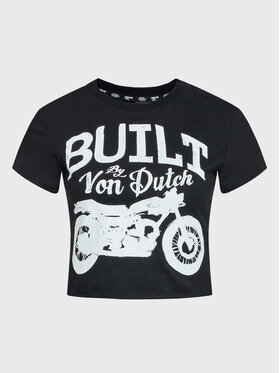 Von Dutch Von Dutch T-Shirt Amanda 6 230 056 Czarny Regular Fit