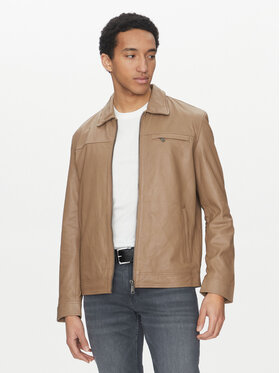Mustang Mustang Lederjacke Essen Veg 310-24-060 Braun Regular Fit