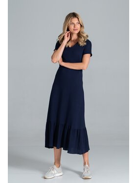 FIGL FIGL Šaty M827 Tmavomodrá Regular Fit