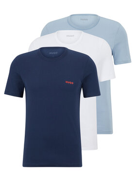 Hugo Hugo 3 db póló 50480088 Kék Regular Fit