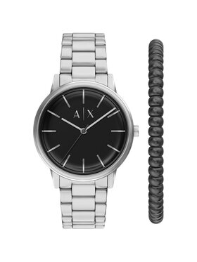 Armani Exchange Armani Exchange Zegarek AX7182SET Srebrny
