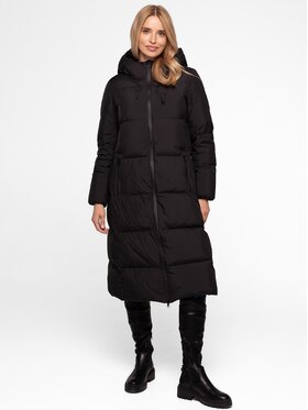 Perso Perso Dámska bunda BLH250869FX Čierna Regular Fit