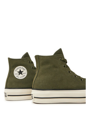 Converse Modne Superge Chuck Taylor All Star Lift Platform A11144C Zelena