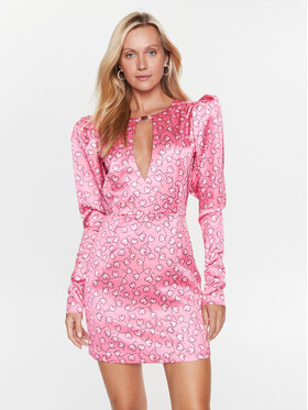 ROTATE ROTATE Коктейльна сукня Satin Mini Cutout 1001042763 Рожевий Regular Fit