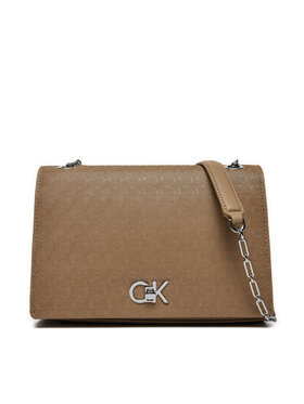 Calvin Klein Calvin Klein Handtasche Ck Medium Conv Shoulder Bag_Mono K60K613138 Braun