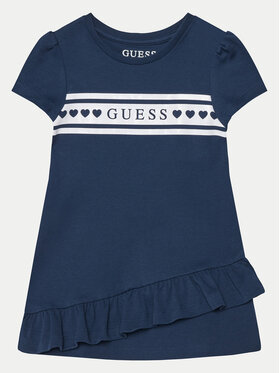 Guess Guess Kleid für den Alltag K5RK04 KA6W4 Dunkelblau Regular Fit