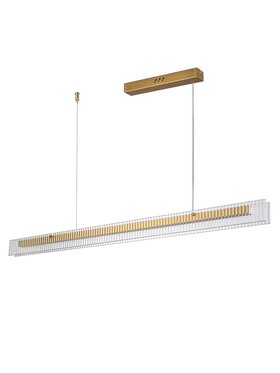 MIAhome MIAhome Lampa wisząca LONGIN-120 LED złoty 120 cm Złoty