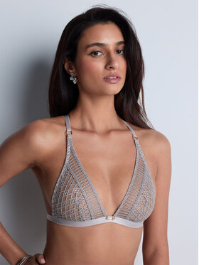 Aubade Aubade Podprsenka Bralette 4D10 Stříbrná