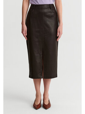 TATUUM TATUUM Midi sukňa MATAGI Hnedá Flare Fit