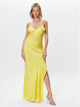 TWINSET TWINSET Sukienka letnia 231TT2060 Żółty Regular Fit