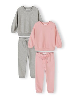 minoti minoti Zestaw NOSFLEECE101 Szary Regular Fit