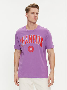 Champion Champion T-Shirt 219852 Fialová Comfort Fit