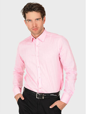 Evenemen Evenemen Koszula James Pink Różowy Slim Fit