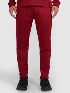 4F 4F Pantaloni da tuta 4FWAW25TFTRM0936-61S Rosso Regular Fit