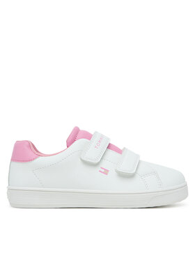 Tommy Hilfiger Tommy Hilfiger Сникърси Low Cut Velcro Sneaker T1A9-33965-1355 S Бял