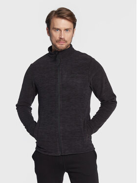4F 4F Fleecejacke H4Z22-PLM350 Schwarz Regular Fit