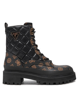 Guess Guess Botine Badae2 FLFBD2 FAL10 Negru