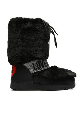 LOVE MOSCHINO LOVE MOSCHINO Čizme za snijeg JA24222G0HJW0000 Crna