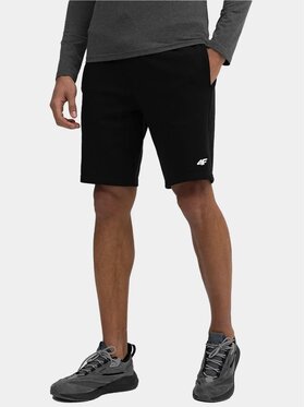 4F 4F Szorty sportowe 4FWSS26TSHOM1000-20S Czarny Regular Fit