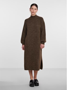 YAS YAS Vestito di maglia 26030704 Marrone Loose Fit