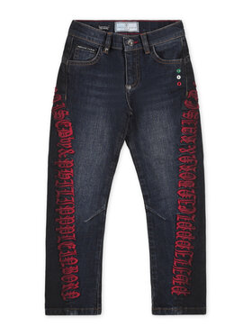 PHILIPP PLEIN PHILIPP PLEIN Džínsy 30305 Čierna Straight Fit