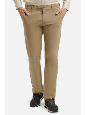 Cross Jeans Cross Jeans Chinosy F 194-958 Beżowy Tapered Leg