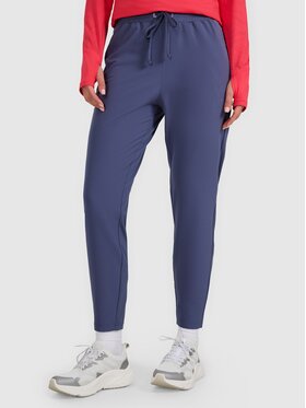 4F 4F Spodnie damskie 4FWAW25TFTRF0931-32S Niebieski Regular Fit