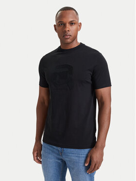 KARL LAGERFELD KARL LAGERFELD Tričko 755071 564250 Čierna Regular Fit
