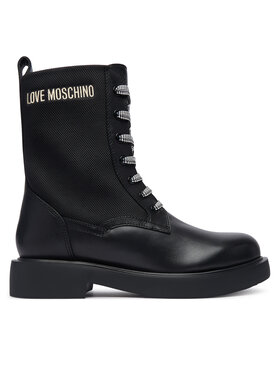 LOVE MOSCHINO LOVE MOSCHINO Šnurovacia obuv JA24074G1PIO100A Čierna