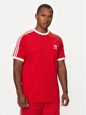 adidas adidas T-Shirt Adicolor Classics 3-Stripes T-Shirt IA4852 Rot Regular Fit