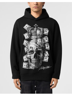 PHILIPP PLEIN PHILIPP PLEIN Bluza 31089 Czarny Regular Fit
