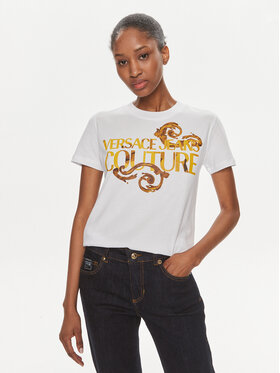 Versace Jeans Couture Versace Jeans Couture Футболка 76HAHG00 Білий Slim Fit