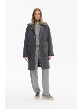 Deni Cler Milano Deni Cler Milano Kurtka przejściowa T-DC-9081-F5-90-88-1 Szary Regular Fit