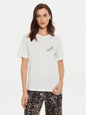 Vila Vila T-shirt Sybil 14097370 Bijela Regular Fit
