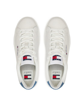 Tommy Jeans Superge Tjw Cupsole Sneaker Denim EN0EN02652 Écru