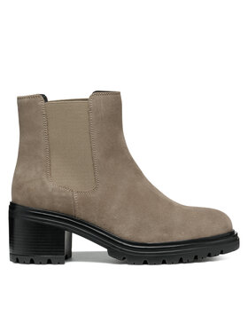 Geox Geox Kotníková obuv s elastickým prvkem D Damiana D16QCE 022NH C6029 Béžová