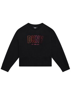 DKNY DKNY Bluza D35S94 S Czarny Regular Fit
