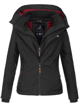 Marikoo Marikoo Kurtka przejściowa Erdbeere Czarny Casual Fit