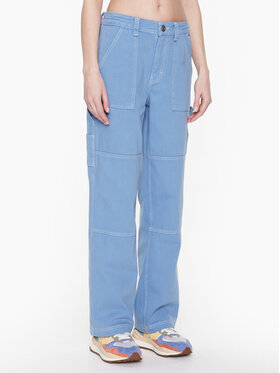 BDG Urban Outfitters BDG Urban Outfitters Szövet nadrág BDG UTILITY SKATE BLUE 76474006 Kék Relaxed Fit