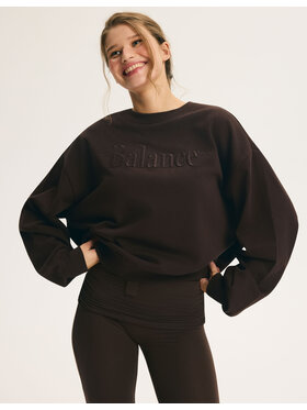 Esotiq Esotiq Bluza 46030 Brązowy ciemny Regular Fit