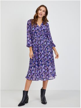Orsay Orsay Sukienka 462131432000__44 Fioletowy Regular Fit