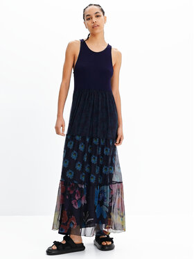 Desigual Desigual Sukienka codzienna Dudas 23SWVK90 Granatowy Regular Fit