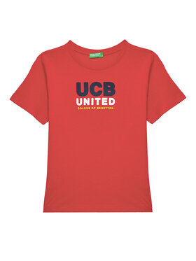 United Colors Of Benetton United Colors Of Benetton Футболка 3I1XG10JO Червоний Regular Fit