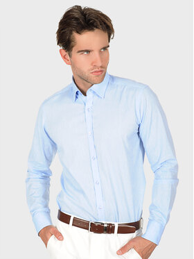 Evenemen Evenemen Koszula James Blue Niebieski Slim Fit