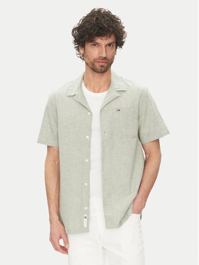 Tommy Jeans Tommy Jeans Риза DM0DM20895 Зелен Regular Fit