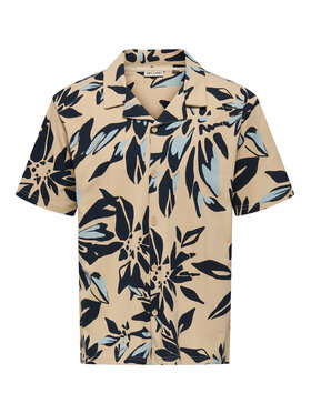 Only & Sons Only & Sons Košile Piero 22034082 Béžová Relaxed Fit