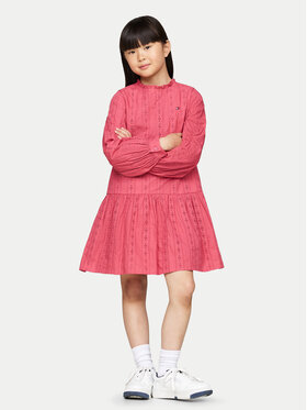 Tommy Hilfiger Tommy Hilfiger Rochie de zi KG0KG08216 M Roz Regular Fit