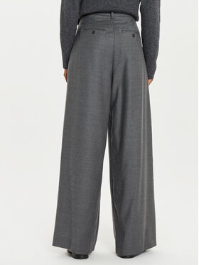 Weekend Max Mara Hlače Melodia 2425136142 Siva Wide Leg