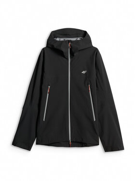 4F 4F Kurtka outdoor TREKKING Czarny Regular Fit