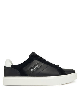 Calvin Klein Calvin Klein Sneakers Classic Cupsole Laceup Tape Lth YM0YM01430 Negru